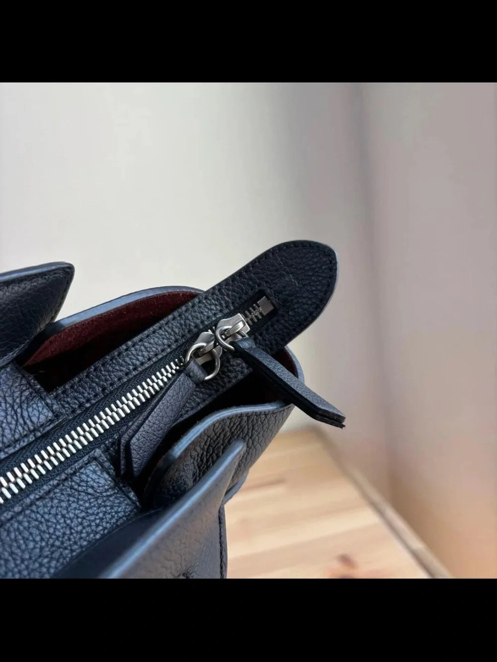 Mulberry Black Leather Bayley Tote